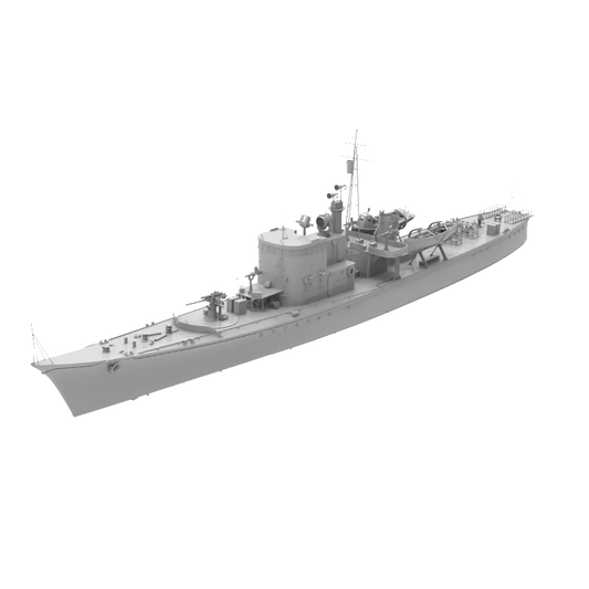 RHWS013 IJN Type K-8 No.13, Kusentei Submarine Chaser Late Modification Water line