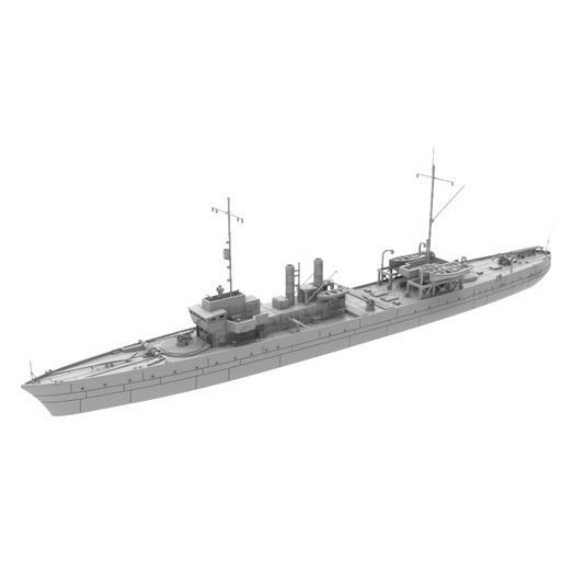 RHWS016 France Marne Class Destroyer Marne Water line