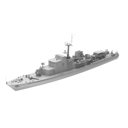 RHWS010 German Project 89.2 Submarine Chaser Bernau Water line