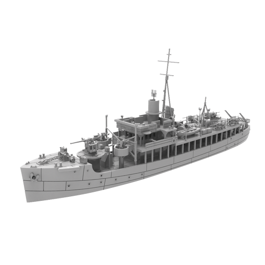 RHWS015 HMS Isles Cllass Submarine Chaser Liscomb Water line