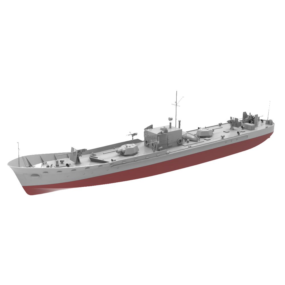 RHWS024S Military Model Kit Full Hull Project 161/161M Aist