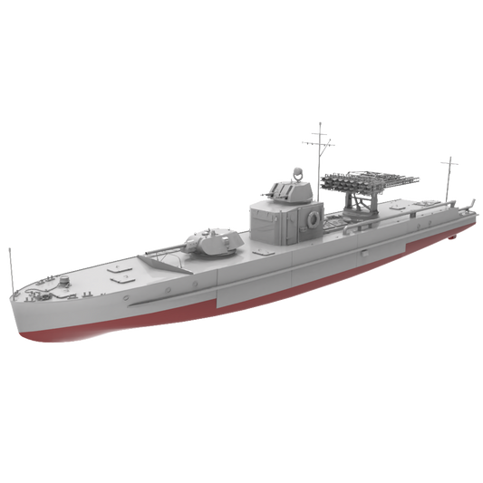 RHWS020S Military Model Kit Full Hull Soviet Project 1124 Armoured Gunboat