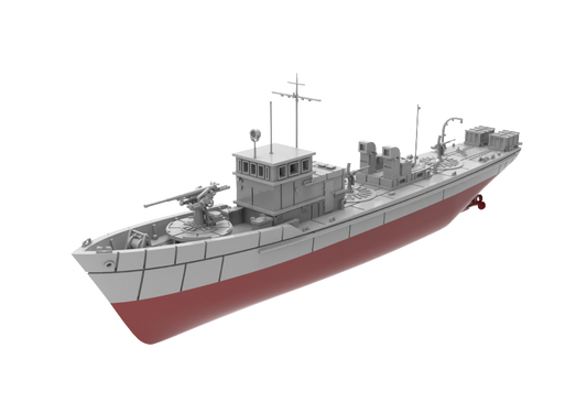 RHWS003S IJN Type 5 Wooden Submarine Chaser Full Hull