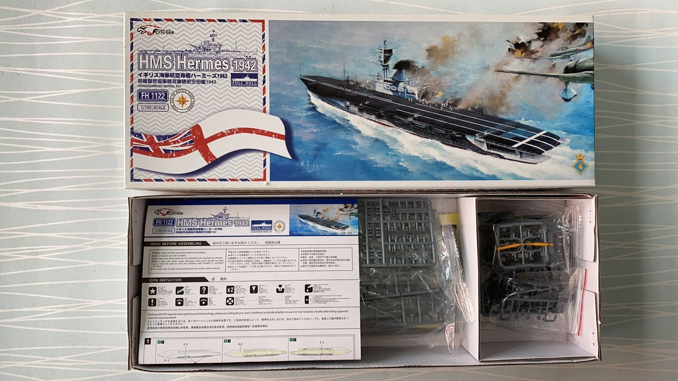 Flyhawk FH1122 1/700 HMS Hermes 1942 Plastic Model Kit