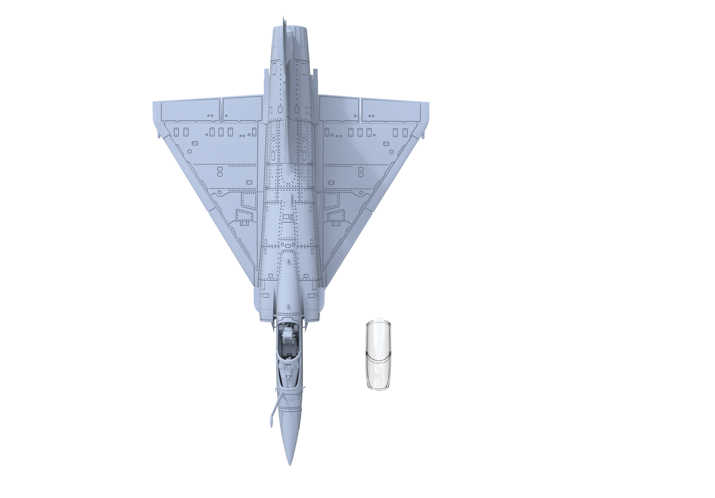 Yao's Studio LYR708 Fighter Aircraft Military Model Kit French Mirage 2000-5F Fighter