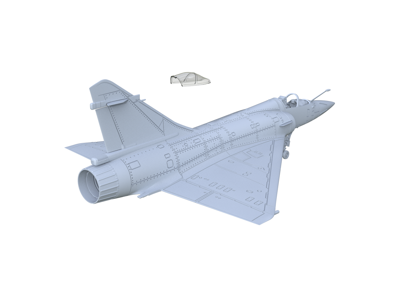 Yao's Studio LYR708 Fighter Aircraft Military Model Kit French Mirage 2000-5F Fighter