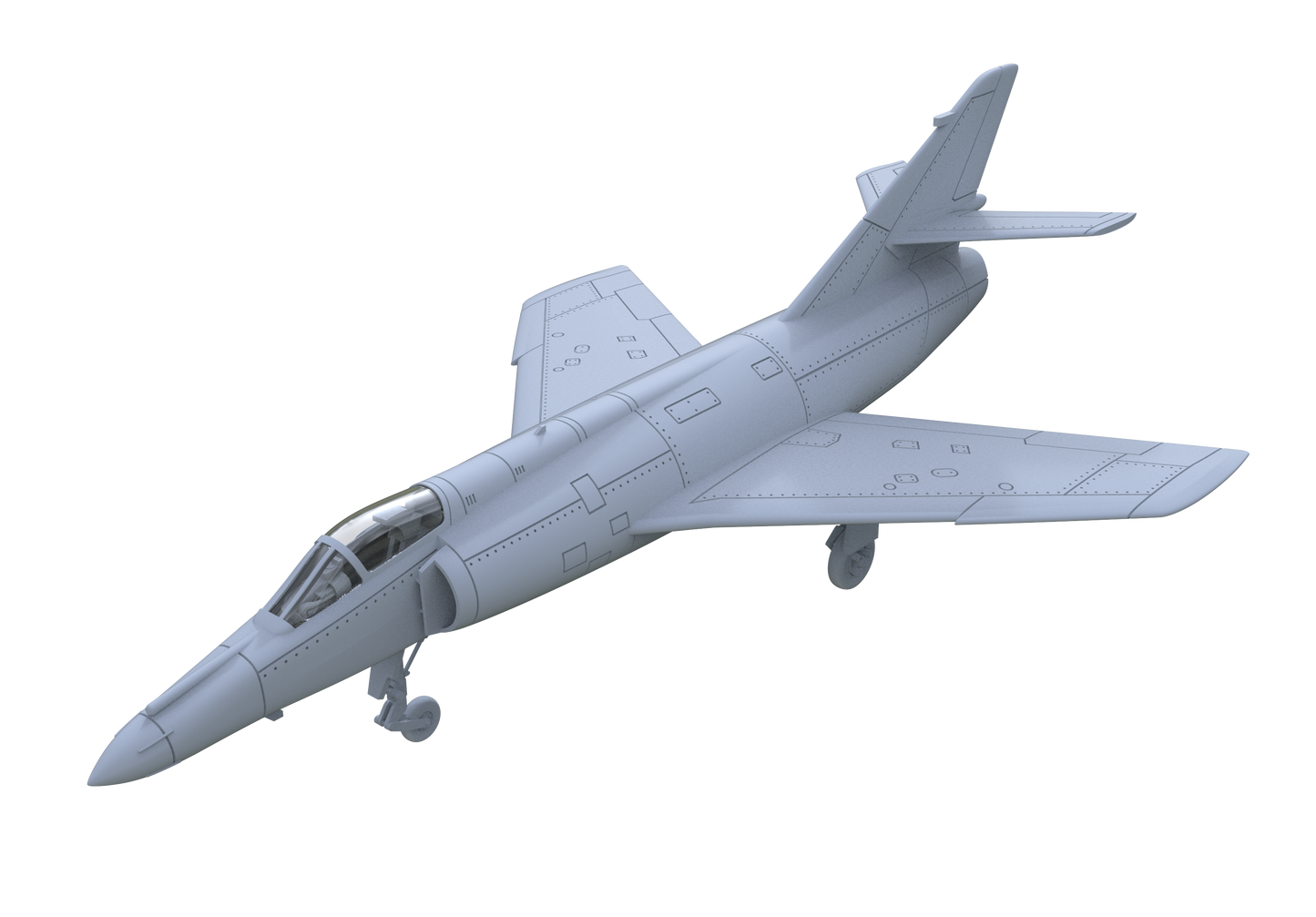 Yao's Studio LYR705 Fighter Aircraft Military Model Kit France Super Etendard Carrier Based Attack Aircraft
