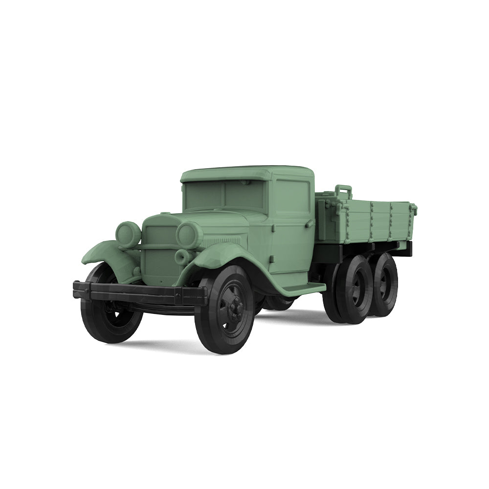 SSMODEL 866 Military Model Kit Soviet GAZ-AAA Anti-Aircraft Truck