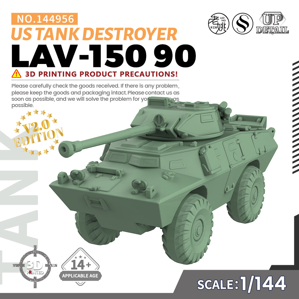 SSMODEL 956 Military Model Kit US LAV-150 90 Tank Destroyer