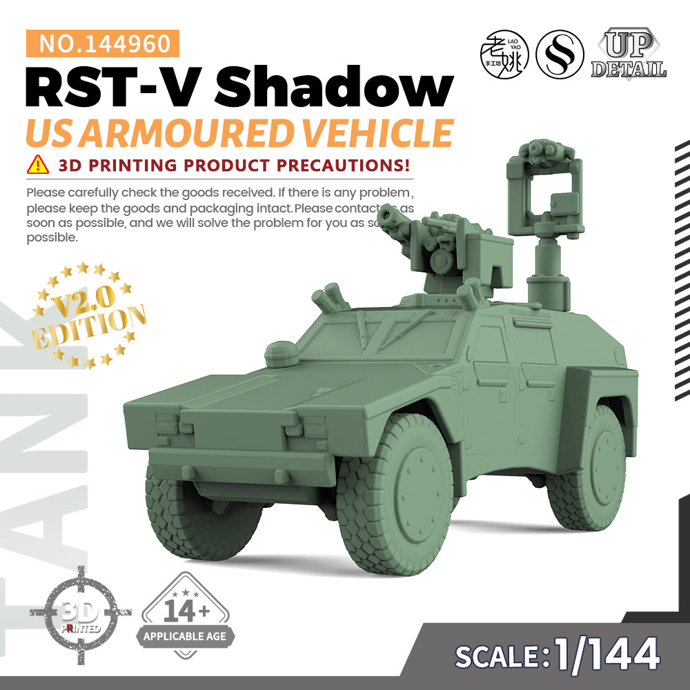 SSMODEL 960 Military Model Kit US RST-V Shadow Armoured Vehicle