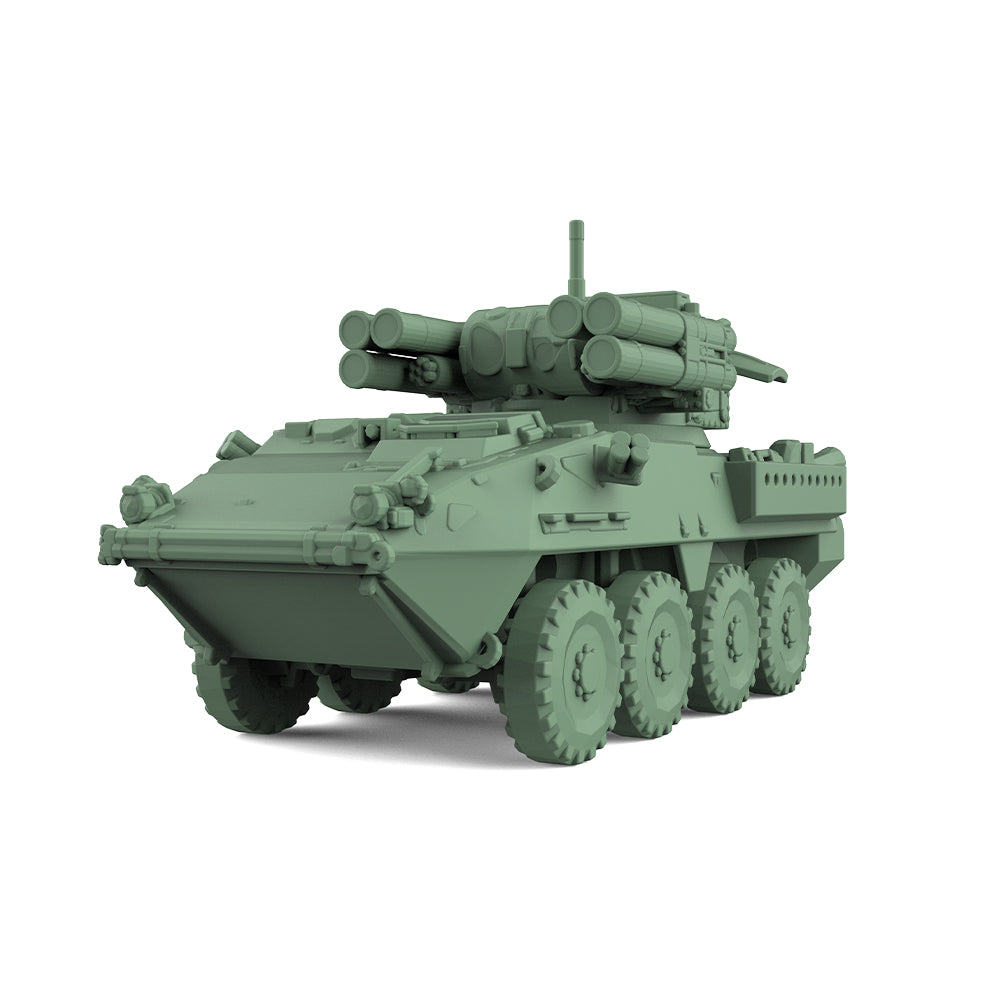 SSMODEL 961 Military Model Kit US Stryker ADATS Tank Destroyer
