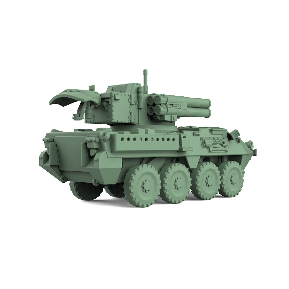 SSMODEL 961 Military Model Kit US Stryker ADATS Tank Destroyer