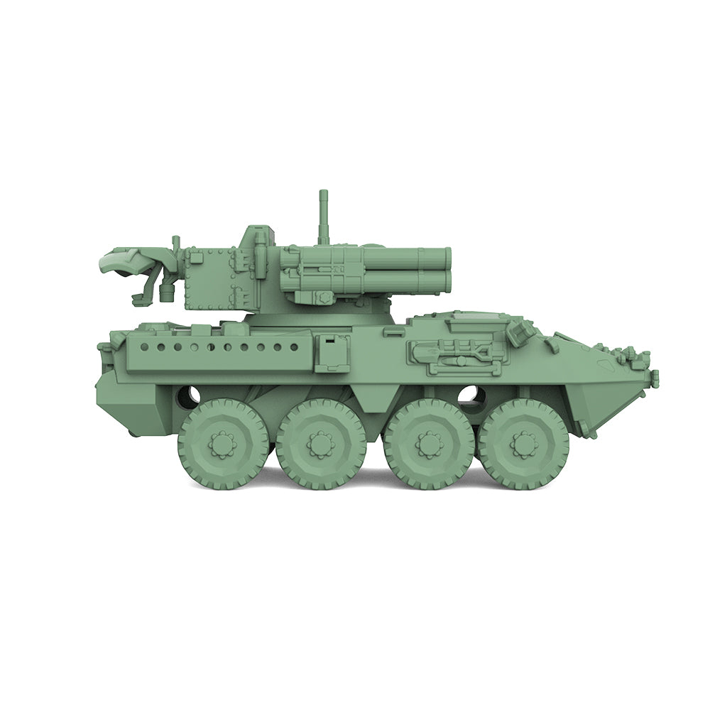 SSMODEL 961 Military Model Kit US Stryker ADATS Tank Destroyer