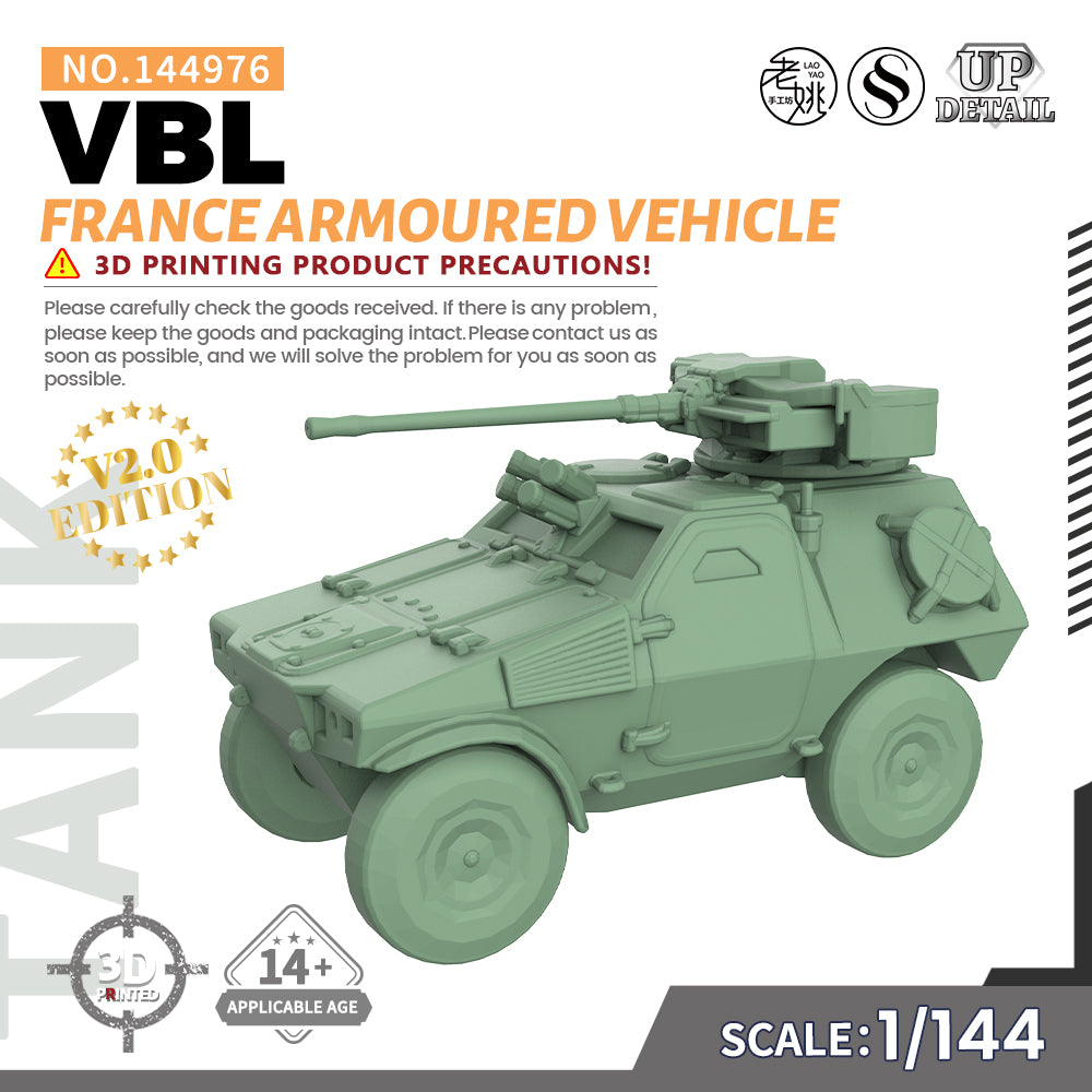 SSMODEL 976 Military Model Kit France VBL Armoured Vehicle