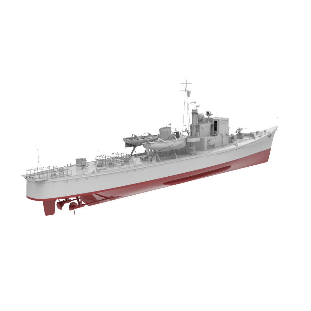 RHWS013S Type K-8 No.13, Kusentei Late Modification Full Hull