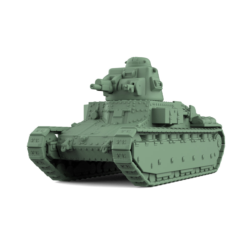 SSMODEL 811 25mm Military Model Kit France D1 Light Tank ST2 Turret &47mm SA34 Gun