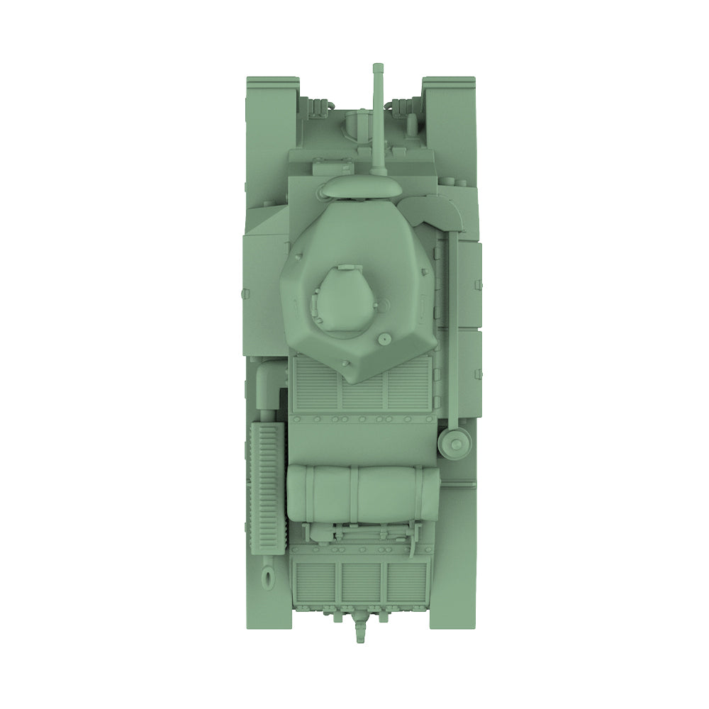 SSMODEL 812 25mm Military Model Kit France Medium Tank APX 4 Turret & 47mm Gun