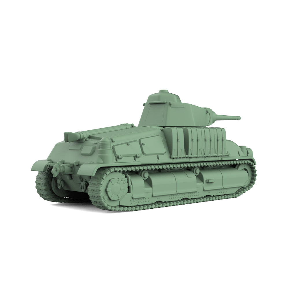 SSMODEL 813 25mm Military Model Kit France Somua S-35 Medium Tank ARL 2C Turret & 47mm Gun