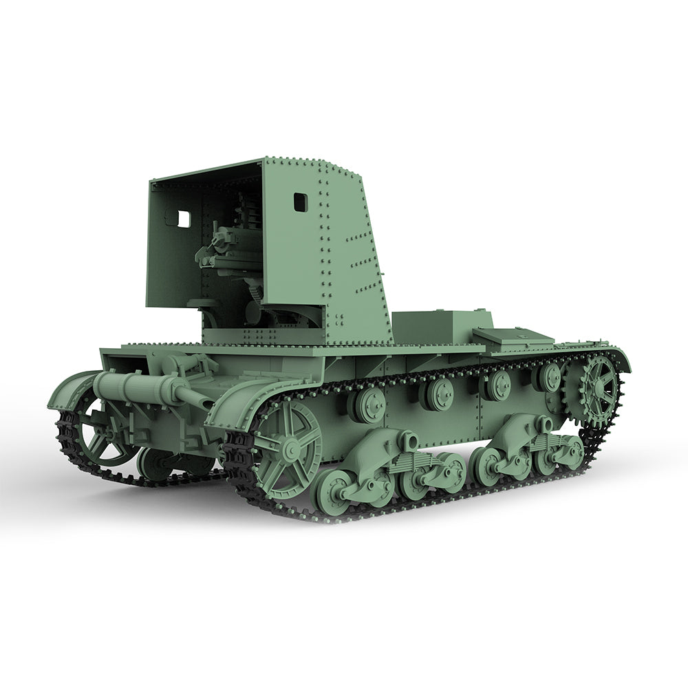 SSMODEL 586A Military Model Kit Soviet SU-26 Self-Propelled Gun