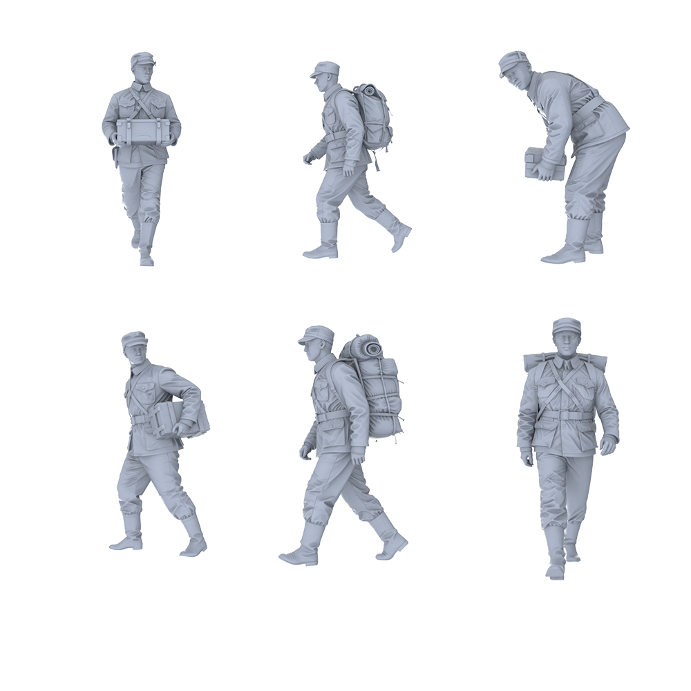 MRY-SFW LYGR546 Northeastern Army 2 Six-Person Carrying Group