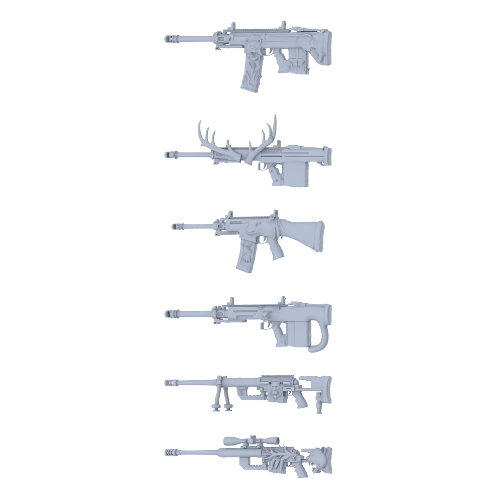 MRY-SFW LYGS333 Antler Tactical AR Series - Custom Modular Automatic Rifle Set