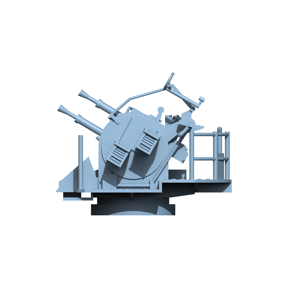 Yao's Studio LY017B 1/700(350,200,144) Model Upgrade Parts British Navy 2pdr Pompom Gun Elevation Angle Without Shield