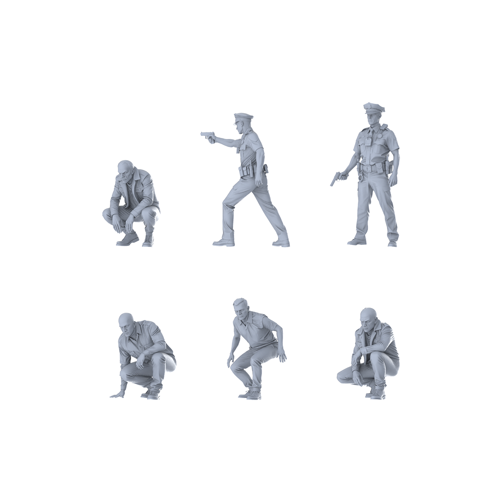 MRY-SFW LYGR384 Modern Urban Armed Youth Six-Person Escape