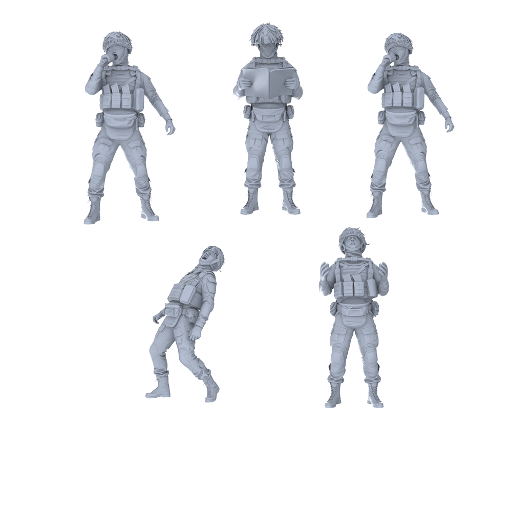 MRY-SFW LYGR535 Modern Alpha Special Forces Six-Person Entertainment Group