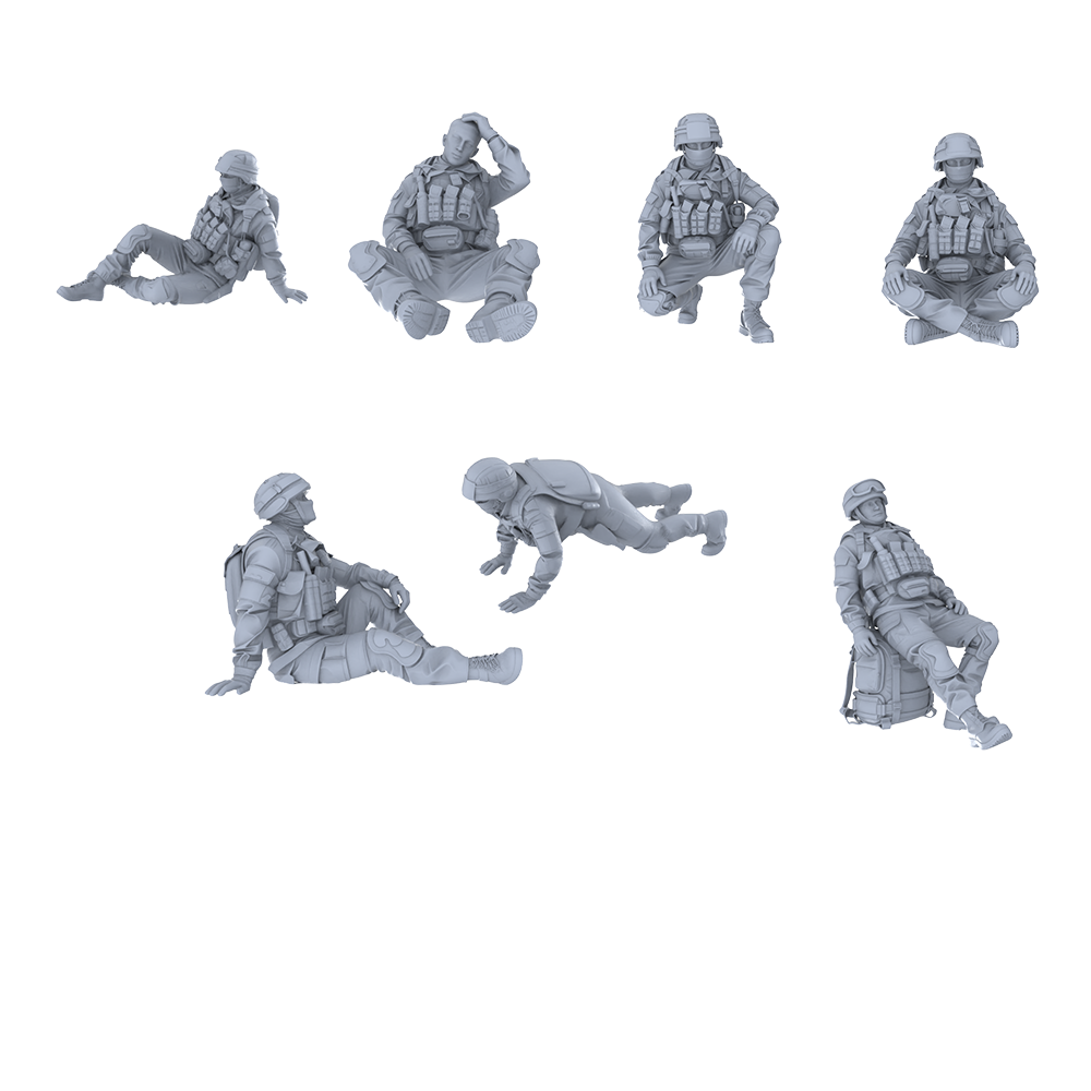 MRY-SFW LYGR574 Modern Military Seven-Person Rest Group