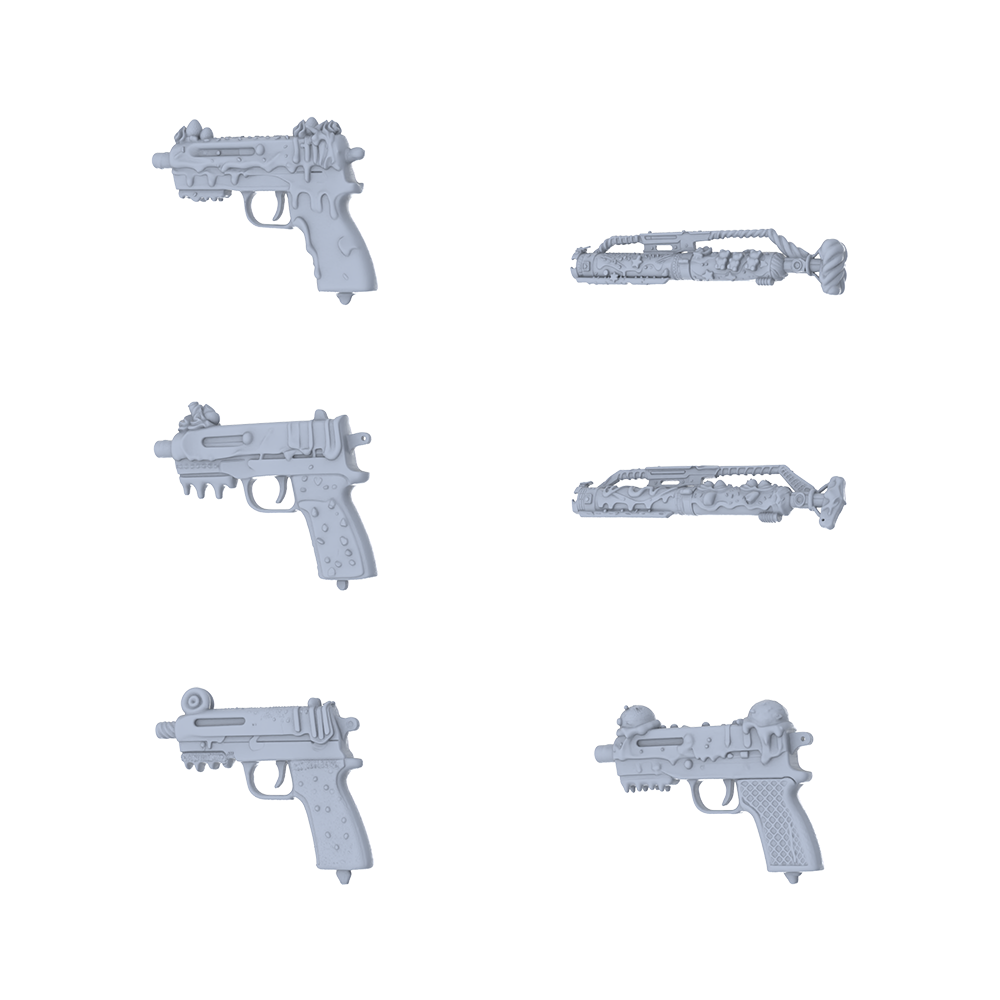 MRY-SFW LYGS069 Whimsical Food-Themed Self-Defense Pistol Pack - 6 Unique Candy & Berry Designs