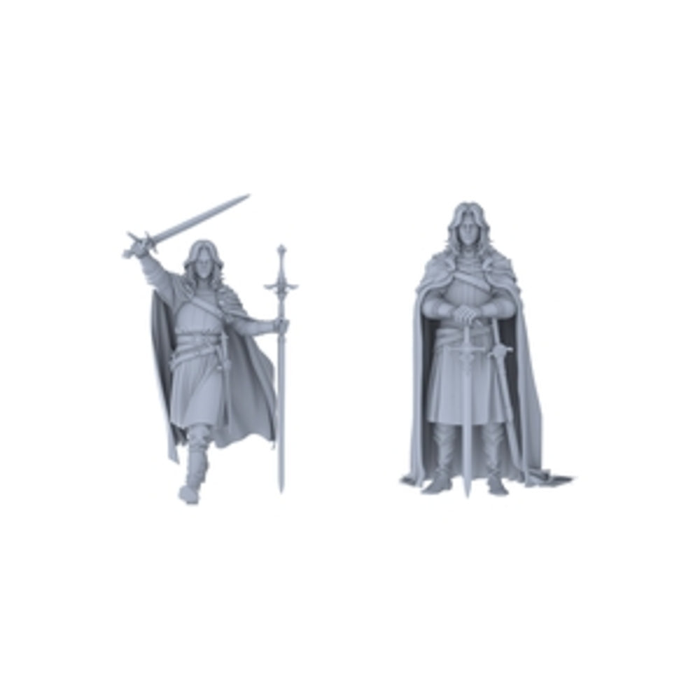 MRY-SFW LYGR032 Medieval, Lord, Warqi, Resin white mold, Fantasy theme, Theme of war game, Miniature soldiers, Scene characters, Figure model, Hand-painted S Scale