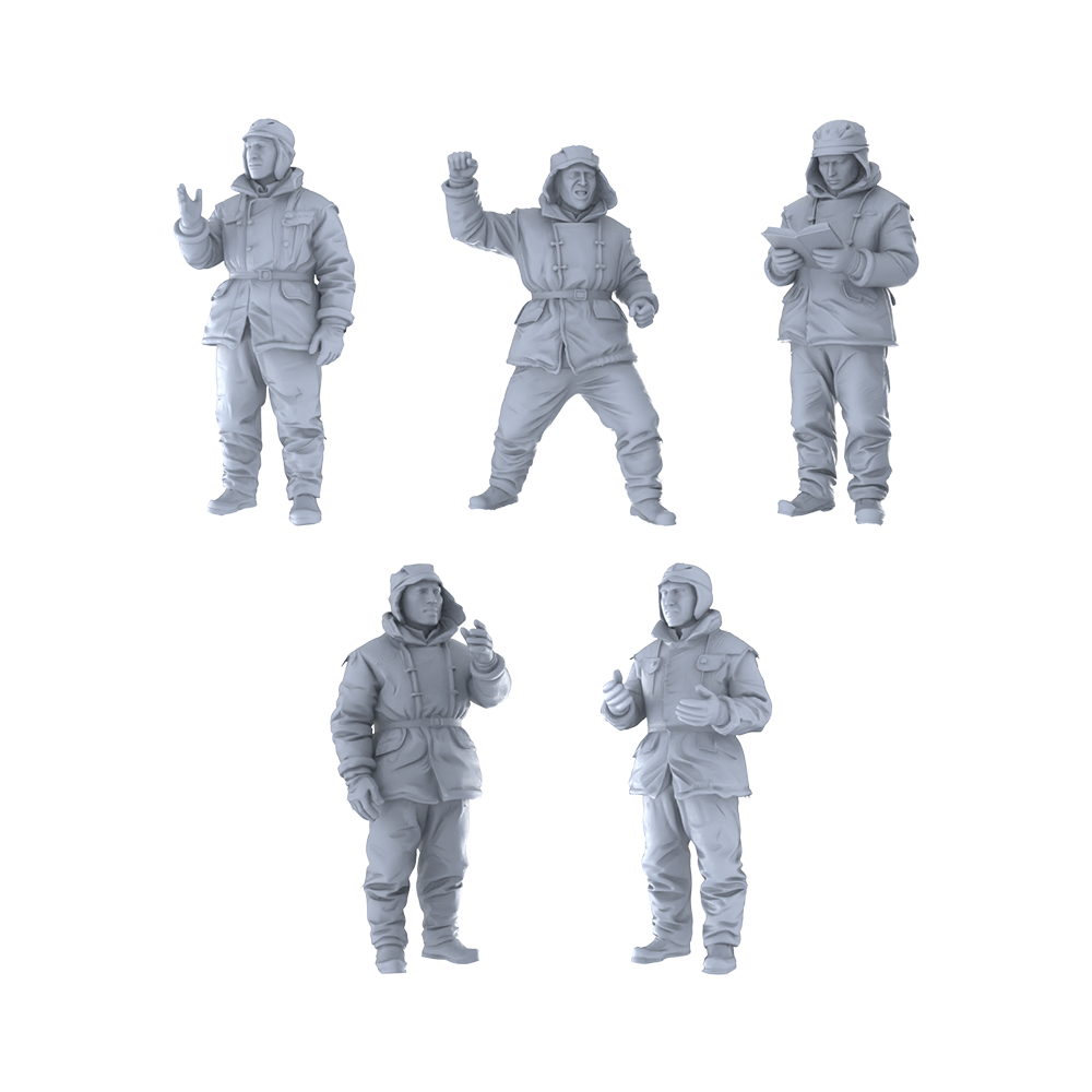 MRY-SFW LYGR206 Chinese People's Volunteer Army leisure military theme military model war flag resin white mold theme war game miniature soldier scene figure hand model hand painting