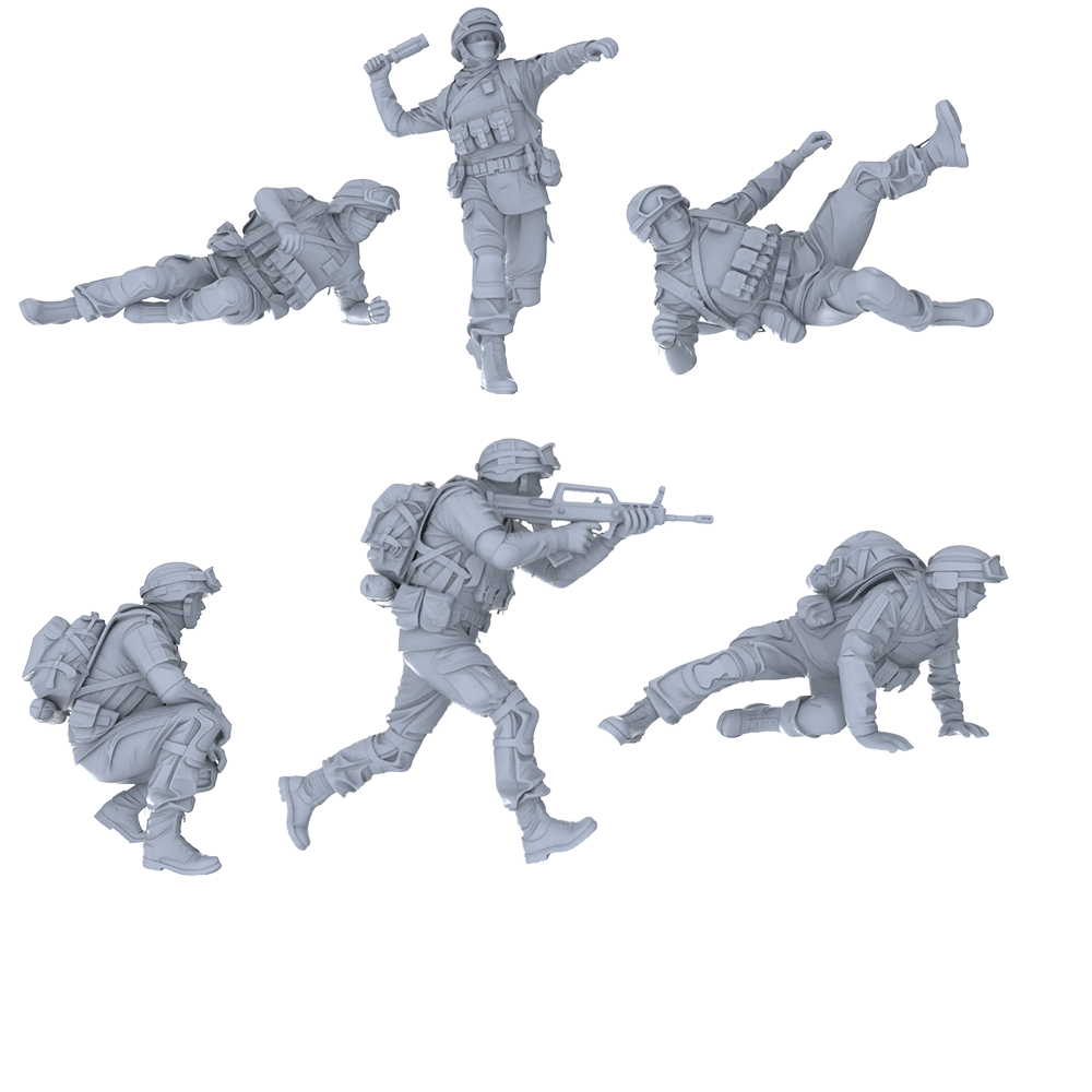 MRY-SFW LYGR492 Modern Russian Army Six-Person Battle