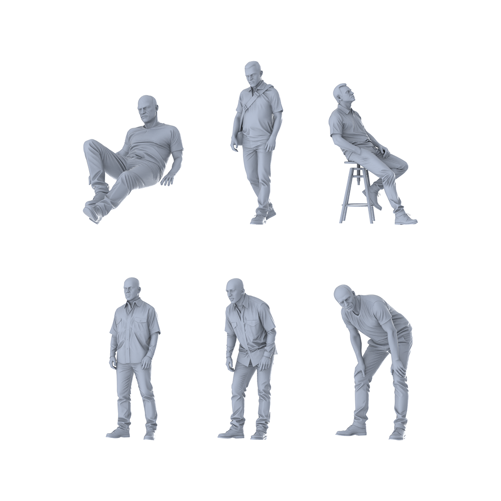 MRY-SFW LYGR255 Modern urban armed six-man group rest 2