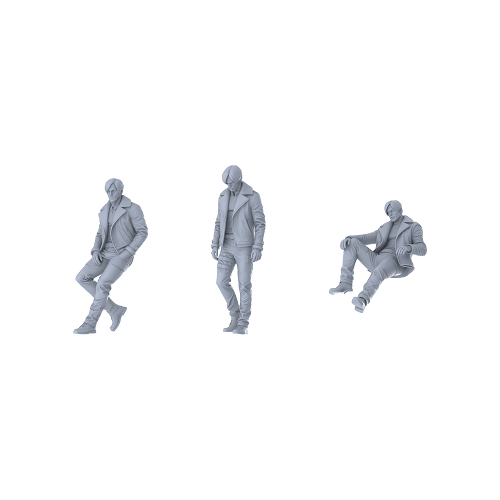 MRY-SFW LYGR409 Modern Youth vs. Zombies Three-Person Resting Move
