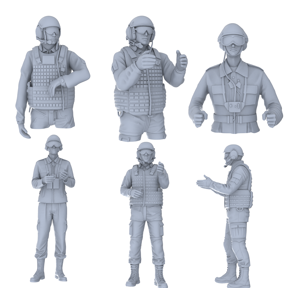 MRY-SFW LYGR487 Modern Tank Crew Six-Person Tank Adaptation