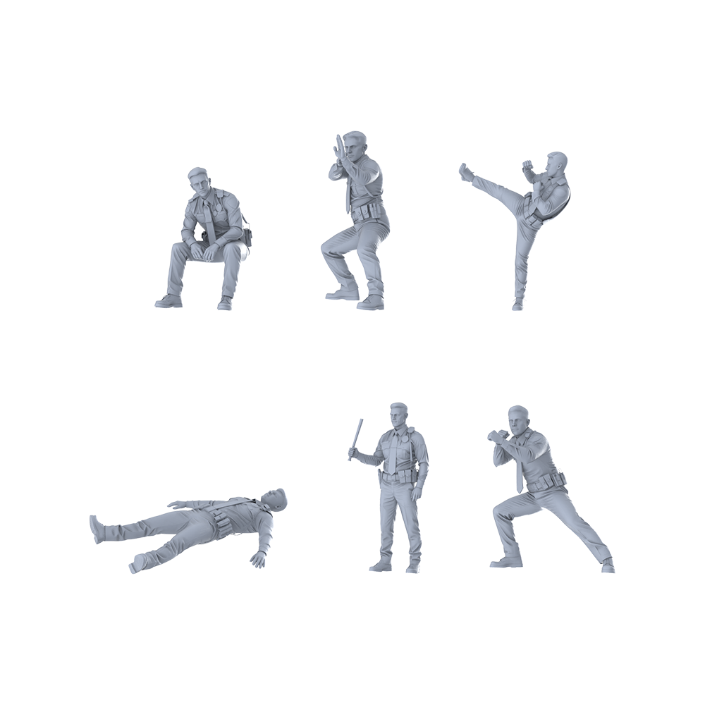 MRY-SFW LYGR400 Modern Florida State Police Six-Person Battle Move