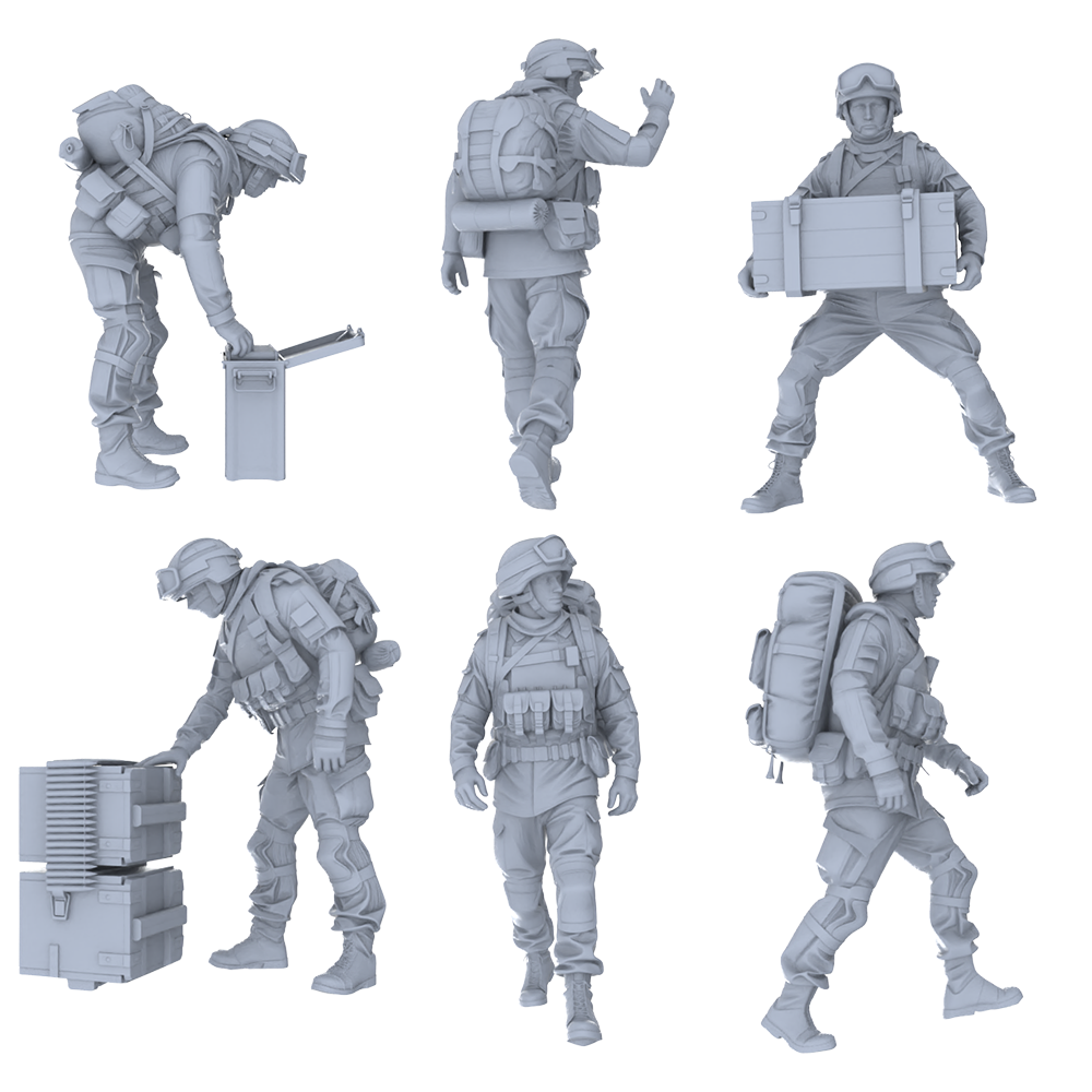 MRY-SFW LYGR488 Modern Russian Army Six-Person Carrying