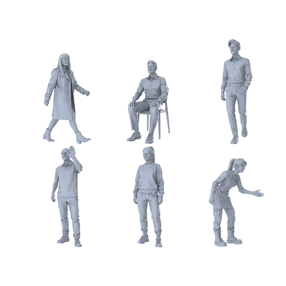 MRY-SFW LYTR371 Daily 6-Pack, Ideal Life Scene, Painting Miniature Car Diorama Figures Scene Props Accessories Resin