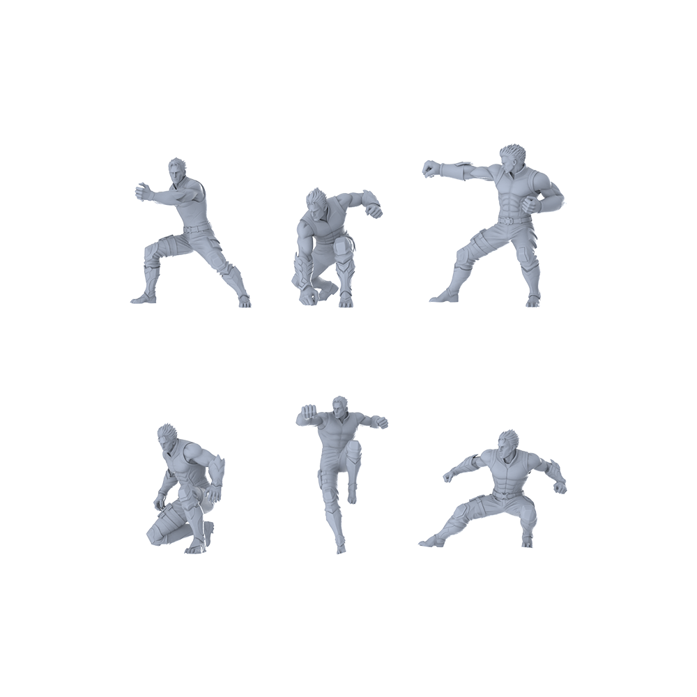 MRY-SFW LYGR432 Early Young Ghost Hunter Six-Person Battle Move