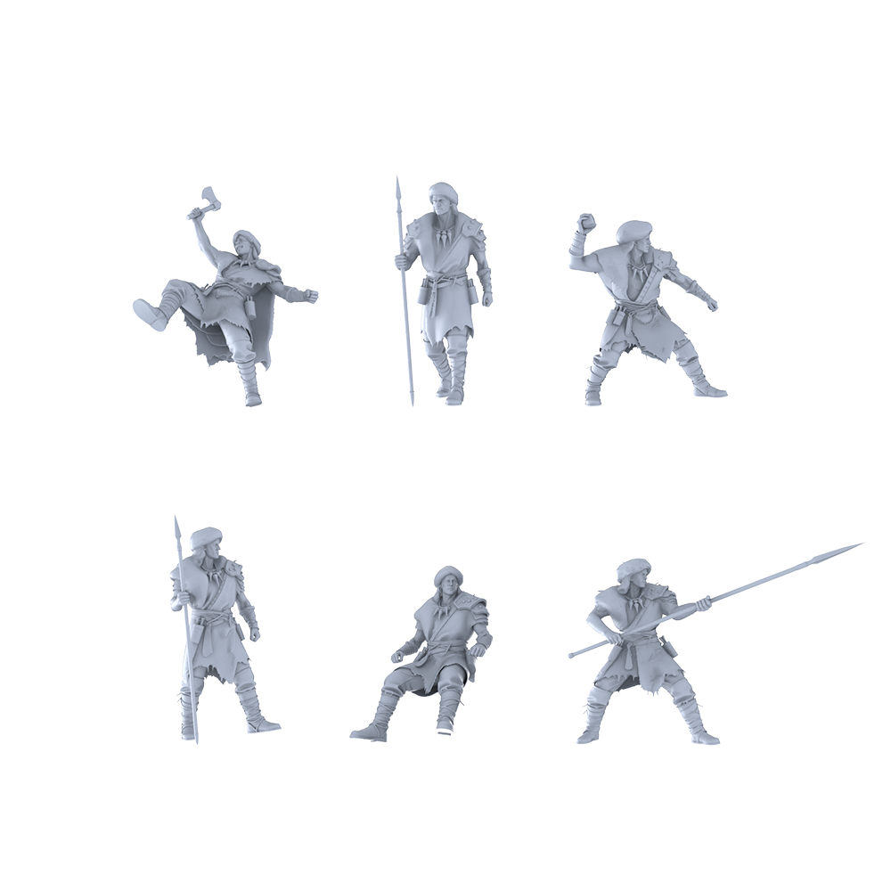 MRY-SFW LYGR244 Historical Vikings Five-Man Group Hunting 3