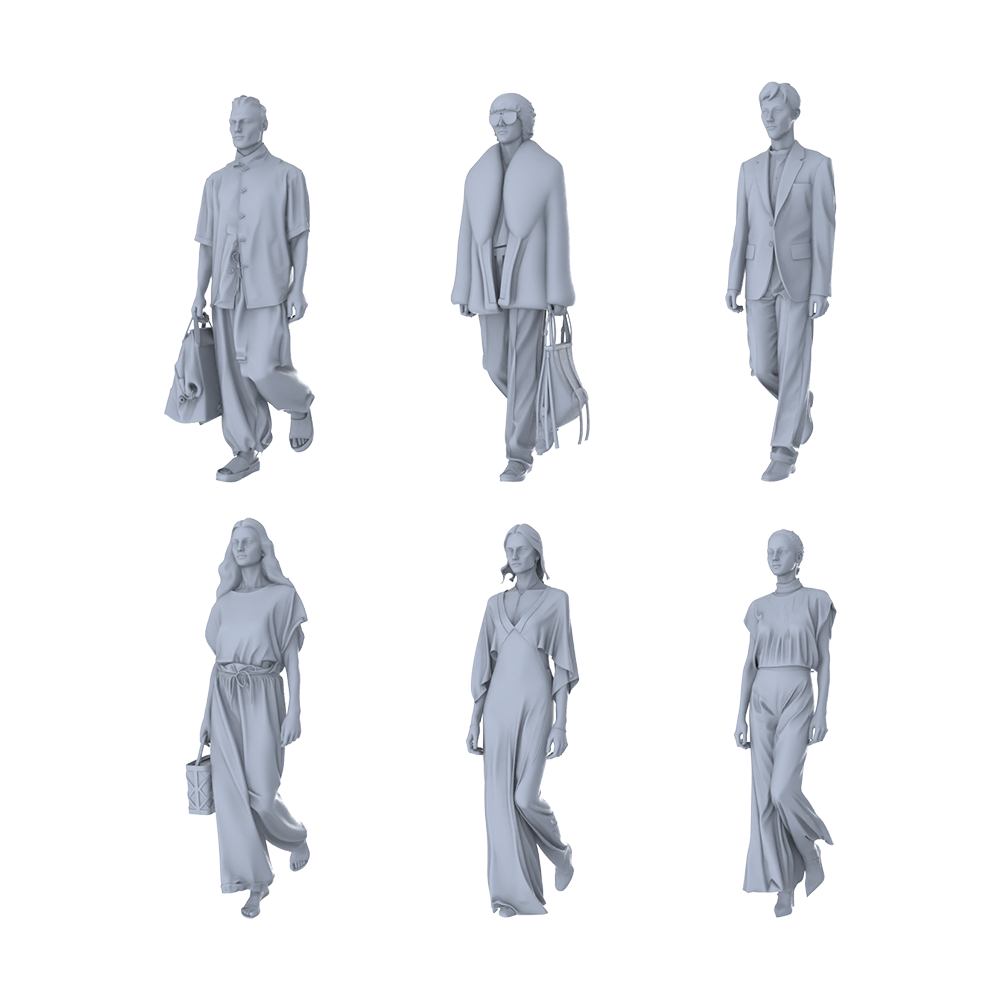 MRY-SFW LYTR459 Modern Urban Fashions Street Style Ensemble 6-Piece Set
