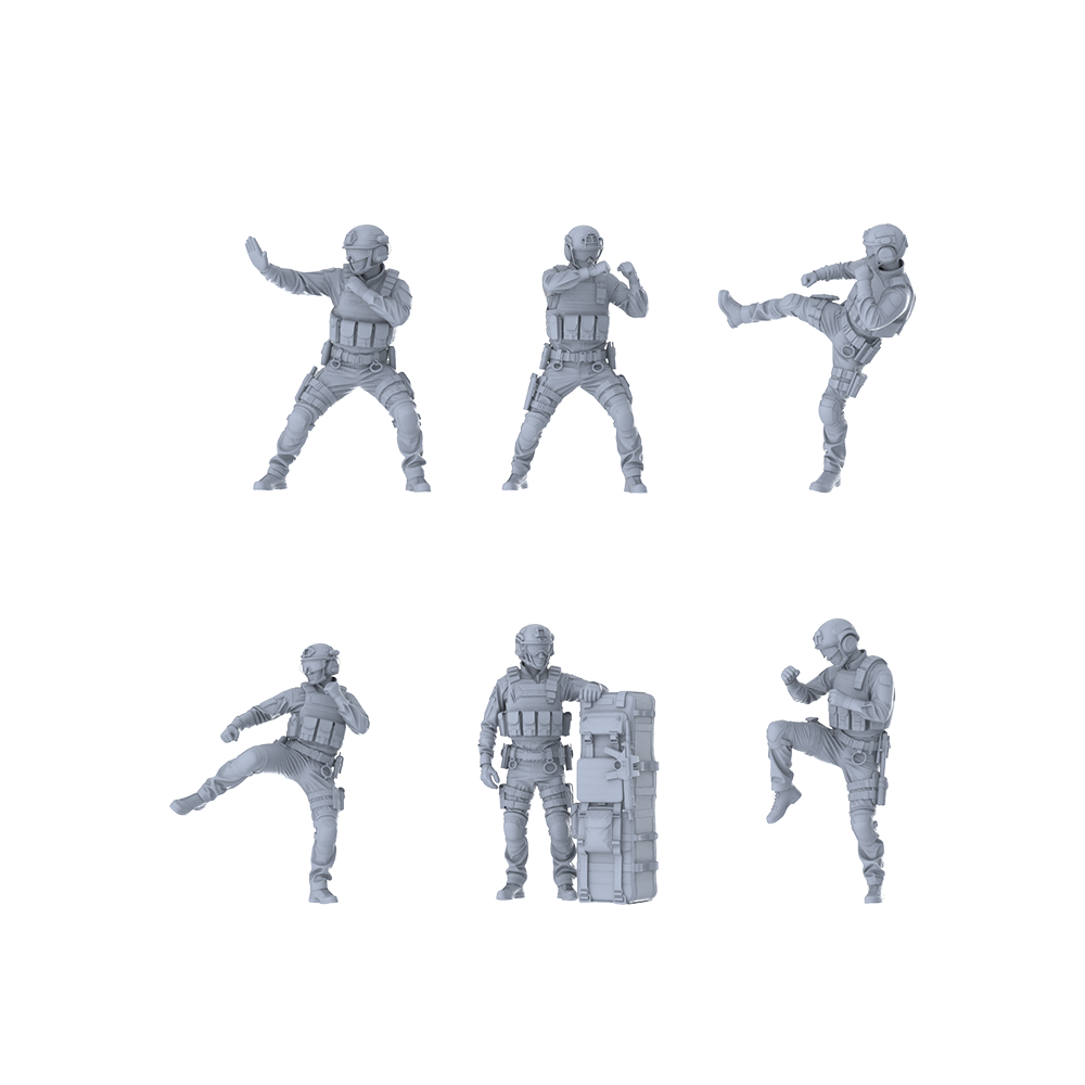 MRY-SFW LYGR406 Modern American SWAT Six-Person Battle
