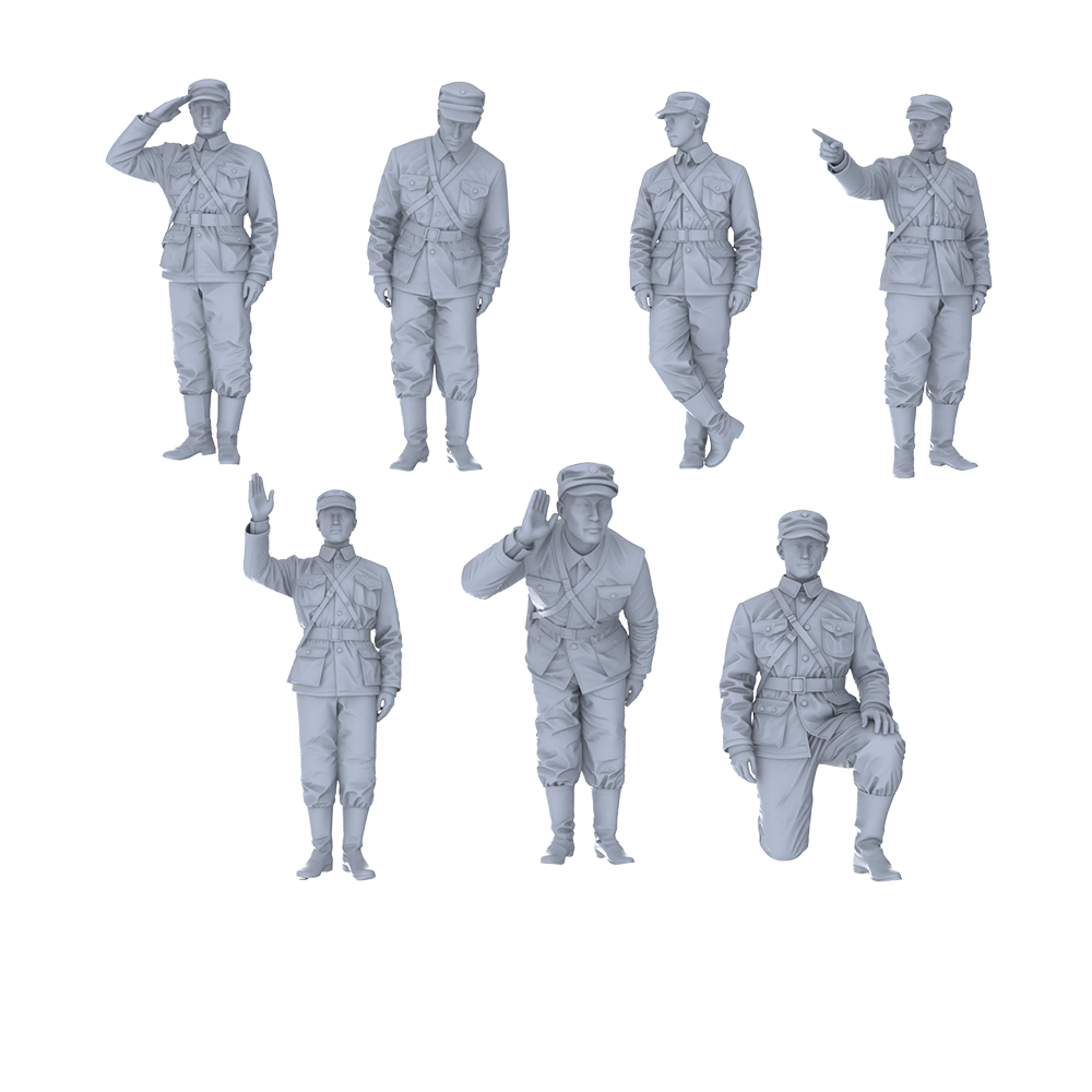 MRY-SFW LYGR549 Northeastern Army 2 Seven-Person Receiving Orders