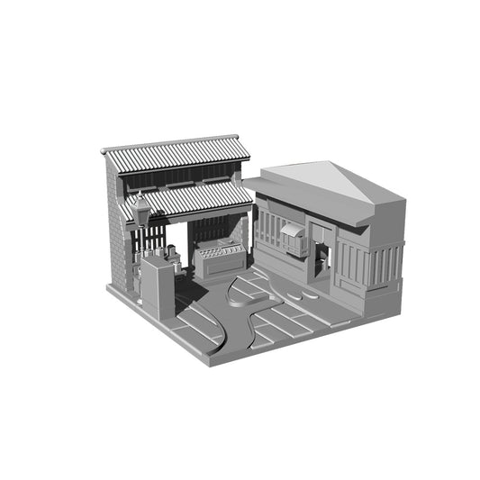 RHMG-164(165) 1/S 1/L  3D Printed Architectural Model Decor Miniature Building Ornament For Deskdesktop Ornament Tavern