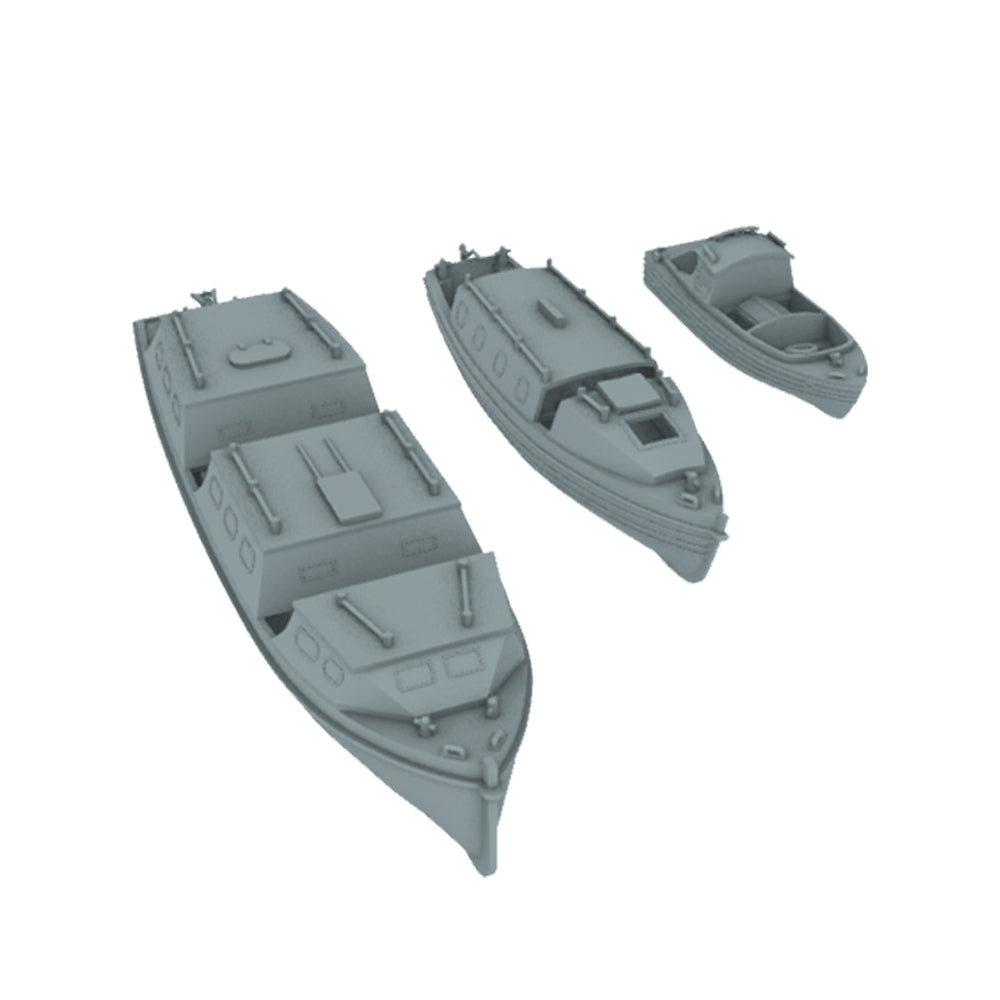 Yao's Studio LY003C 1/700(350,200,144) Model Upgrade Parts Royal Navy Life Boats 3 styles 2 sets Type C