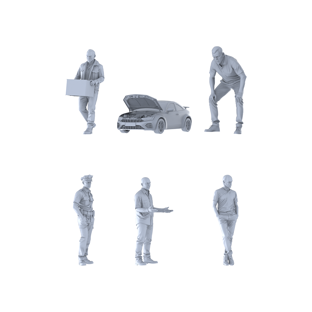 MRY-SFW LYGR251 Modern urban armed six-man group daily 2