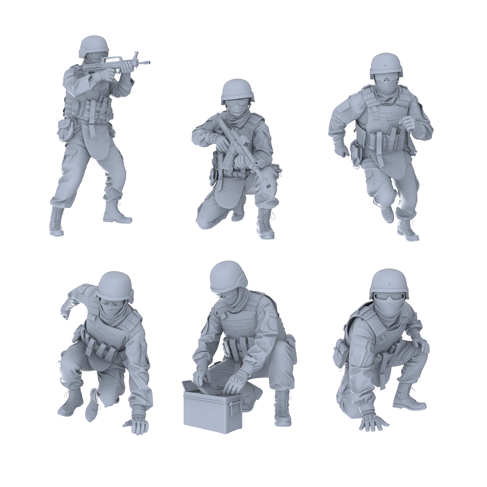 MRY-SFW LYGR498 Modern Ukrainian Army Six-Person Battle
