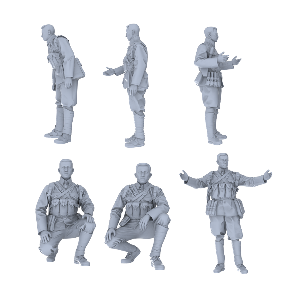 MRY-SFW LYGR517 Historical People's Liberation Army Six-Person Daily Routine 2