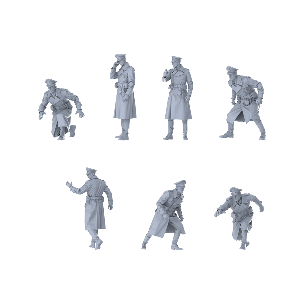 MRY-SFW LYGR419 WWII German Army Seven-Person Battle